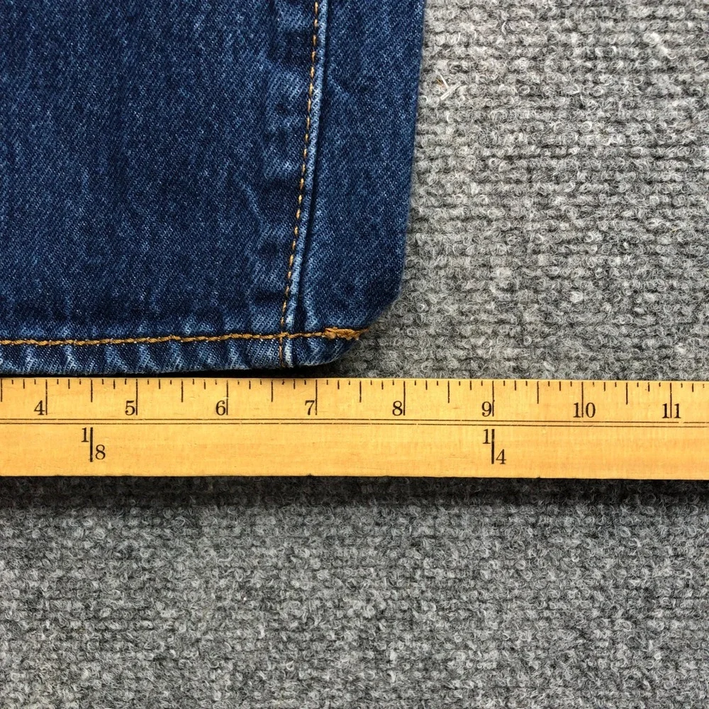 Levis 501 Original Fit Mens Dark Wash Straight Leg Button Fly Jeans W33 L31
